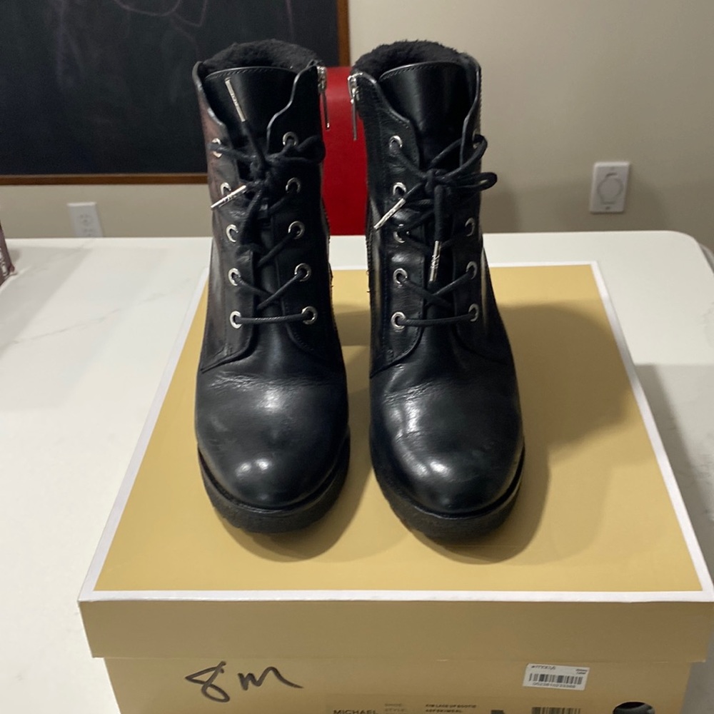 Michael Kors platform ankle booties